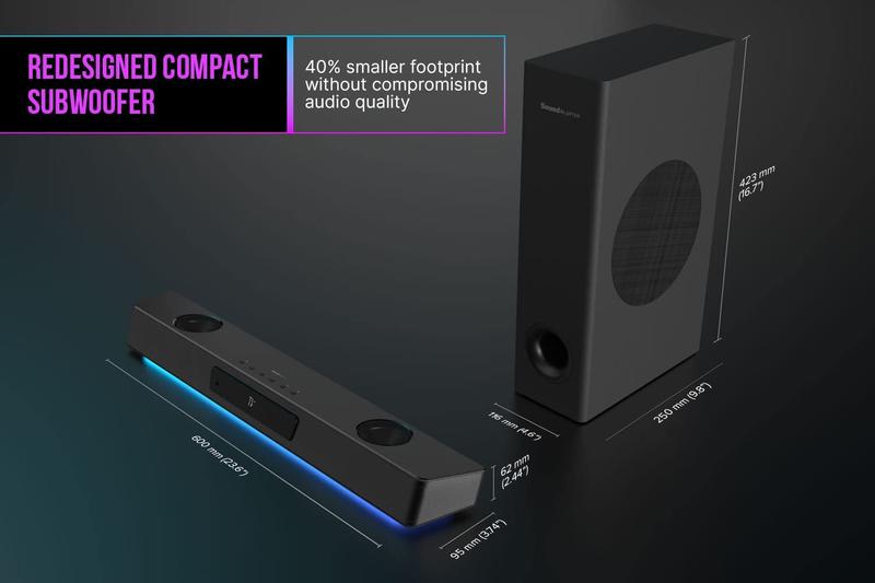Barra de som Creative Sound Blaster Katana V2X 5.1 180W
